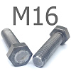 ISO 4017 болт шестигранный с полной резьбой сталь без покрытия 5.8 М16x100
